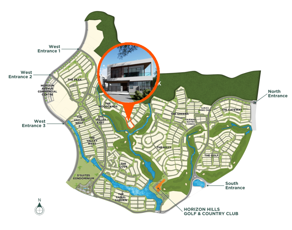 Master Plan-The Woodlands-Bungalow