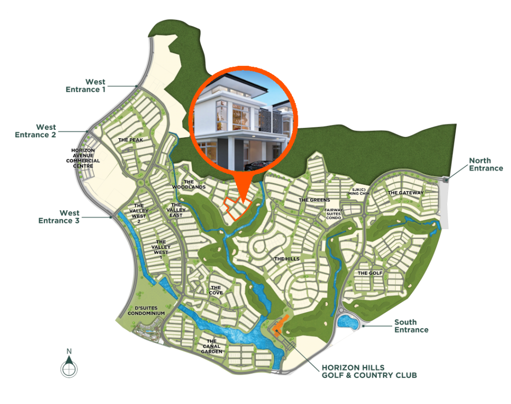 Master Plan-The Woodlands-Cluster Home