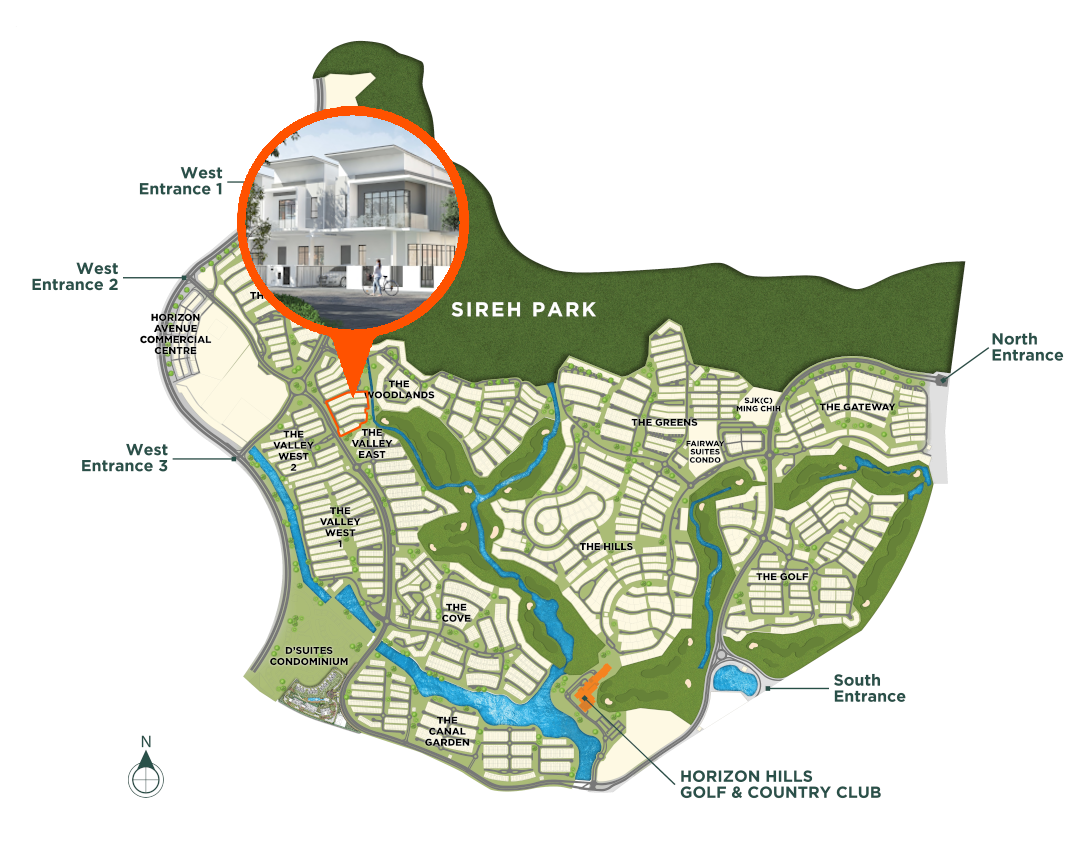 The Woodlands Iskandar Puteri Link House, Cluster House, Semi