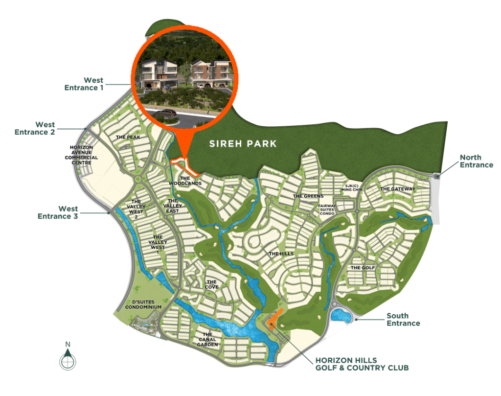 Master Plan-The Woodlands-Semi-Detached