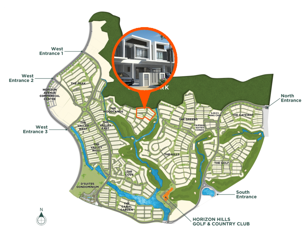Master Plan-The Woodlands-Super Link Home
