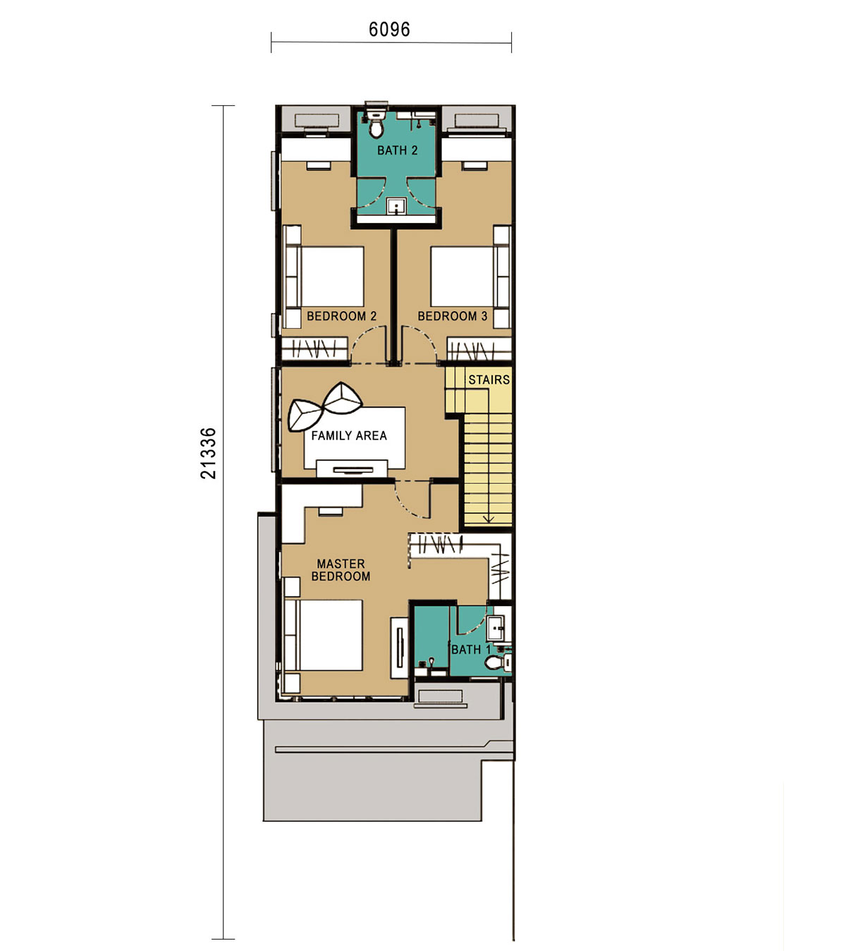 2-Storey Link Home - End Unit - First Floor