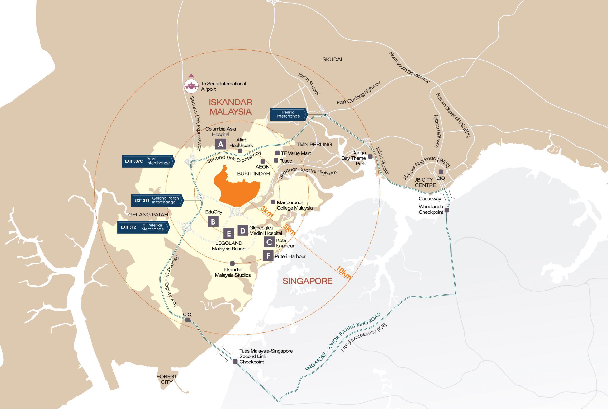 Horizon Hills Location Map